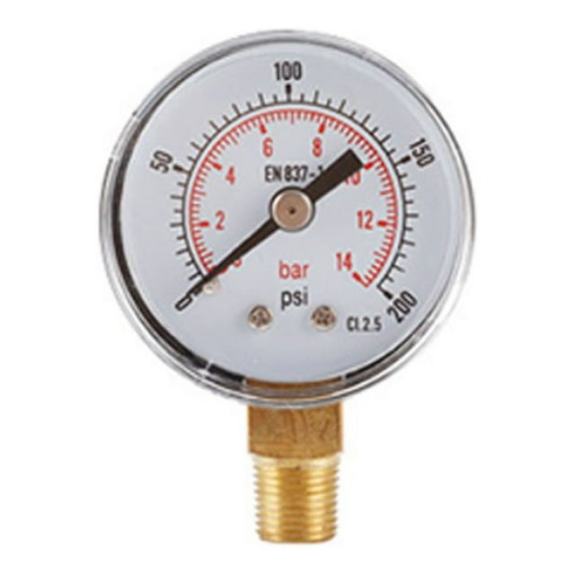 Riwesomey Medidor de presión hidráulica, precisión multifuncional, probador neumático de aceite de agua, medidor de medición, eléctrico Type3 NO3