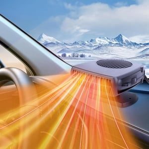 Chauffe-auto avec 3 Trou De Icer & Dispositif de brouillard pour pare-brise chauffants portatifs pour l'intérieur chauffants de plancher de panneau pour la chambre Space Chauffe-glace avec ventilateur Space Chauffe-eau pour usage intérieur
