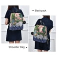 thumbnail image 4 of FORMRS Women's Travel Backpack Purse Anti-Theft Hidden Pockets Casual Shoulder Bag, Floral Vase, 4 of 7