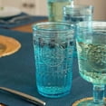 thumbnail image 5 of Bormioli Rocco Romantic Set Of 6 Tumbler Glasses, 11.5 Oz. Colored Crystal Glass, Light Blue, Made In Italy, 5 of 7