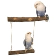 thumbnail image 1 of Columpio para pájaros, jaula de madera Natural para loros, juguetes, soporte para percha para periquitos, Conures, Agapornis, accesorios para jaulas de pájaros, 1 of 5