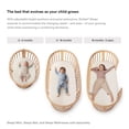 thumbnail image 4 of Faldón de cama Stokke Sleepi Mini Pehr V3 de algodón orgánico suave, gris, 4 of 7