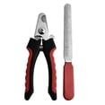 thumbnail image 1 of Dog Nail Clippers, Professional Pet Nail Clipper & Trimmers with Safety Guard to Avoid Over Cutting, Grooming Razor with Nail File , Red15.5*5.5CM, 1 of 3