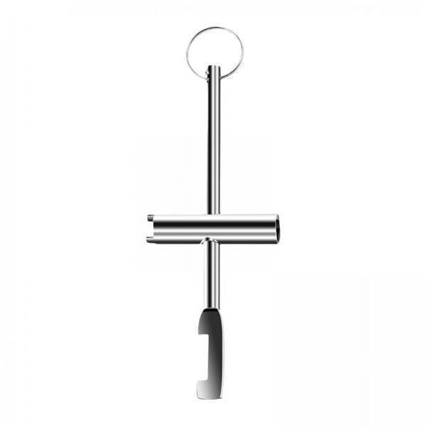 Llave de válvula de medidor de agua,Llave de válvula frontal de medidor de agua portátil fácil de usar,Llave triangular Llave triangular interior,Llave de cierre para válvulas de bordillo
