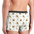 thumbnail image 4 of Men's Boxer Briefs, Cute French Bulldog Tulip Soft Comfy Mens Underwear Boxer Briefs Breathable With Widen Waist, 4 of 7