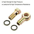 thumbnail image 4 of Uxcell 16mm Barb M14x1.5 Male Thread Hose Pipe Fitting Elbow Carbon Steel Adapter 2 Pack, 4 of 5