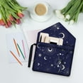 thumbnail image 5 of 1pc Printed Polyester Book Cover Notebook Wraps Rectangle Moon 300x230mm, 5 of 9