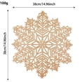 thumbnail image 3 of DFC Napperon Design Pissenlit Napperon Creux Bronzant pour la Maison, 3 of 5