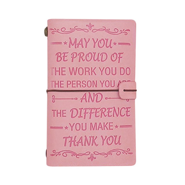 Dsscvnef Leather Journal Handmade for Writing Diary Notebook Graduation Christmas A6 Size Refillable Travel