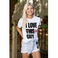 thumbnail image 3 of Love This Girl Guy Cute Matching Set Women's Graphic T Shirt Tees Brisco Brands X, 3 of 6