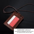 thumbnail image 4 of Soporte de Tarjeta Rfid, Billetera de Correa de Cuello, Dañada Ranura Transparente de Tarjetas de Alta Definición Extraída para Tarjeta de Crédito Con Tarjeta de Tráfico, 4 of 7