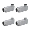 thumbnail image 1 of Pack 4 Pzs Condulet Tipo LB De Aluminio De 1 Pulg Gris gris 1 pulgada, 1 of 6