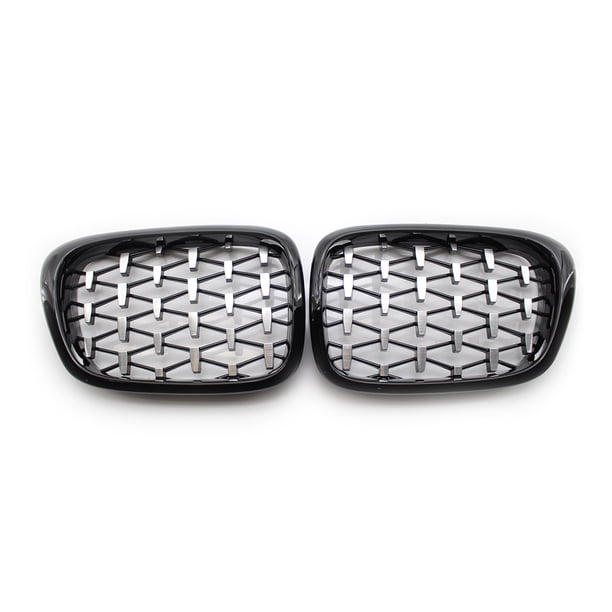Rejillas riñón diamante cromadas Kuymtek 1 par para E39 5 Series M5 99-03