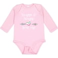 thumbnail image 3 of Inktastic Nonna and Nonno Love Me Heart Grandchild Boys or Girls Long Sleeve Baby Bodysuit, 3 of 5