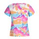 thumbnail image 4 of Puntoco moda mujer Casual pétalo manga manga corta cuello en V impreso tops blusa Puntoco Puntoco-5163, 4 of 4