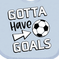 thumbnail image 4 of Inktastic Gotta Have Goals- Soccer Boys or Girls Baby Bib, 4 of 4