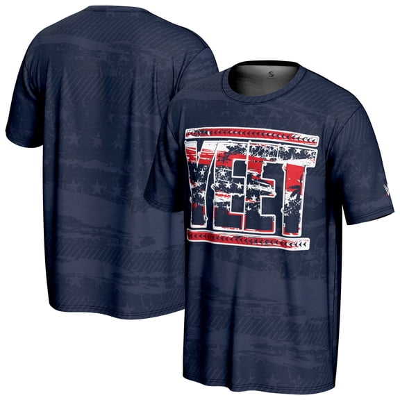 Men's ProSphere Navy Jey Uso Americana T-Shirt