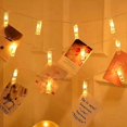thumbnail image 1 of 1Pack Photo Clip String Lights 10/20/30/40Led Fairy Lights For Hanging Pictures Cards Light Clips Graduation Party Wedding Decor, 1 of 5