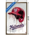 thumbnail image 3 of MLB Washington Nationals - Drip Helmet 22 Wall Poster, 22.375" x 34" Framed, 3 of 5
