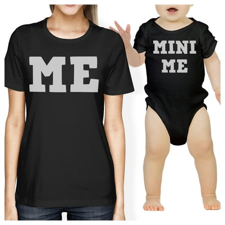 Mini Me Mom and Baby Matching Gift T-Shirts Cute Baby Bodysuits