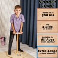 thumbnail image 2 of Driddle soporte de madera y juguete giratorio | Tabla de equilibrio con soporte giratorio de 360°, juguetes para niños de 2, 3, 4, 5 años, cumpleaños para niño niña, 18 meses o más, juguete para niños, 2 of 5