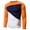 Orange, variant on Qingpeng Men's Turtleneck Shirt Long Sleeve Pullover Shirt Basic Slim Fit Top