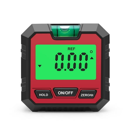 

Docooler Digital Electronic Level and Angle Gauge Angle Finder with Bubble Level and Magnetic Base Digital Inclinometer Angle Measuring Tool for Woodworking Construction and Machinery