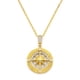 thumbnail image 5 of MOON & SELF Collar Ruta Estelar Laminado Oro 18k con Pavé de Cristales, 5 of 5