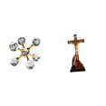 thumbnail image 1 of Figura de escritorio,Figura esférica para escritorio,oficina o decoración del hogar,Estatua católica,Colección religiosa de estatuas de la Virgen María,Figura de la Cruz de, 1 of 8