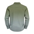 thumbnail image 5 of Men's Long Sleeve Button Down Shirt Casual Regular Fit Lapel Collar Office Work Shirts, 5 of 5