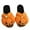 2-Orange, variant on Halloween Slippers for Womens Mens Plush Warm Non- Slippers Pumpkin Skeleton Ghost