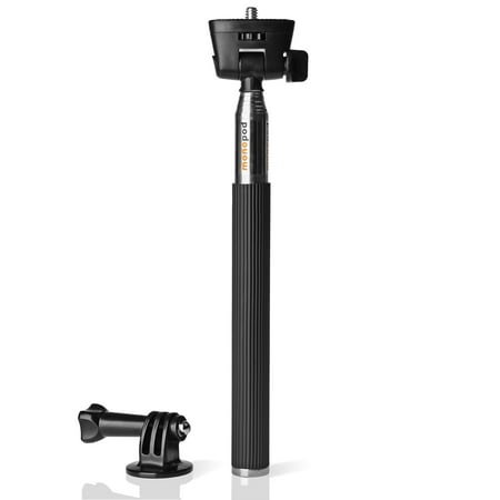 Circuit City Extendable Selfie Stick for GoPro Compatible Action (Best Gopro Selfie Stick)
