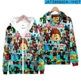 thumbnail image 3 of New Style Game Roblox Creative Peripheral Cartoon Cute Pullover Hooded Hooded Zipper Sweatshirt Adult Daily Necessities Gifts, 3 of 9