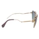 thumbnail image 4 of Miu Miu MU55RS 7OE-5R2 Antique Gold MU55RS Cats Eyes Sunglasses Lens Category 2, 4 of 5