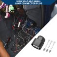thumbnail image 3 of Conector de enchufe de lámpara pequeña de alta tensión de 3 pines a prueba de agua, terminal de cable hembra para Honda Civic 1 juego, 3 of 6