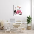 thumbnail image 2 of Stupell Pink Fashion Book Champagne Heels and Flowers Canvas Art, 2 of 6