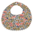 thumbnail image 5 of Baby Bibs Floral Burp Cloth Reversible Drooling Bib Thicken Layer Bibs High Absorbent Saliva Towel Shower Gift, 5 of 13