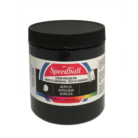 Speedball 8 oz. Acrylic Screen Printing Ink Black