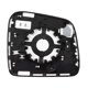 thumbnail image 5 of Coche Retrovisor Izquierdo Lado Calentado Espejo Vidrio Reemplazo con Respaldo Placa, 5 of 7
