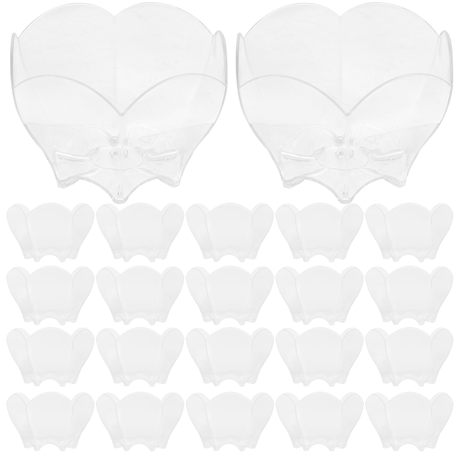 24pcs Dessert Cups Appetizer Cups Clear Pudding Cups Ice Cream Cups