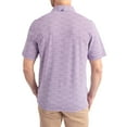 thumbnail image 2 of Men's Cutter & Buck  Purple Washington Huskies Virtue Eco Pique Botanical Print Recycled DryTec Polo, 2 of 2