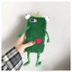 thumbnail image 2 of Funda para teléfono móvil Frog King compatible con iPhone 11 de 6,1 pulgadas, parte trasera suave de Tpu de invierno de felpa cálida y peluda de dibujos animados lindos, 2 of 4