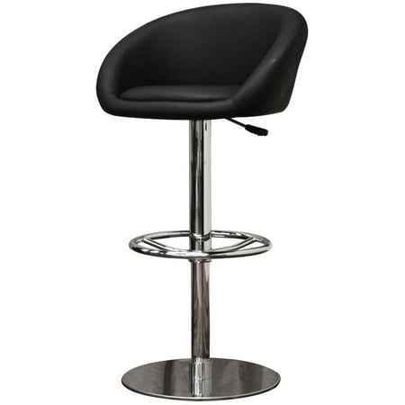 UPC 847321000087 product image for Wynn Faux Leather Modern Bar Stool in Black - Set of 2 | upcitemdb.com