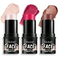thumbnail image 2 of Blush & Contour & Highlighter Stick + Pink Makeup Brush 4-Piece Set,Multi-use Makeup Stick for Eyes,Lips & Cheeks, 2 of 11