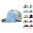 A-Blue246, variant on Babaley Womens Baseball Cap Random Graphic Ponytail Hats Quick Drying Casual Trendy Mesh Sun Hat