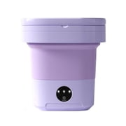 Pompotops Mini Washing Machine Foldable Bucket Type Laundry Clothes Washer Cleaner Travel Clearance