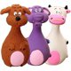 thumbnail image 1 of Juego de 3 piezas para cachorros de perro TANGJMXG interactivo sonido látex suave masticables goma, 1 of 5