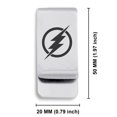 thumbnail image 2 of Stainless Steel Flash Classic Slim Money Clip Credit Card Holder, 2 of 2