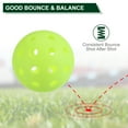 thumbnail image 3 of Pelotas de Pickleball para Exterior de 40 Agujeros de EE. UU. para Amateurs, Paquete de 12 en Verde Neón, 3 of 6