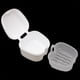 thumbnail image 2 of Jumpingount Estuche de dentadura ABS, reemplazo portátil lavable, Color sólido, baño, inodoro, caja de almacenamiento de falsos de cuidado de los oídos Azul oscuro, 2 of 6
